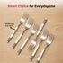 Vinod Moscow Stainless Steel Dinner Fork Set of 12 Piece Heavy Gauge steel Mirror Finish Rust Free Tough Strong and Durable