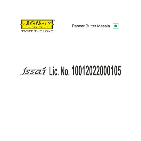 Mothers Recipe Paneer Butter Masala Mix