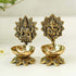 Brass Lakshmi - Ganesh Diya Set
