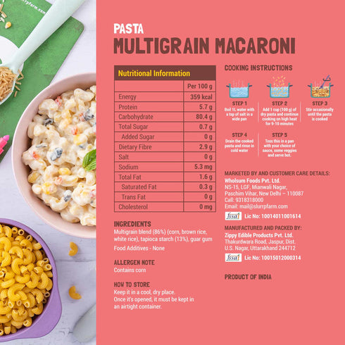 Slurrp Farm Fusilli & Macaroni Pastas Combo