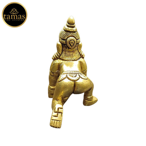 Tamas Brass Laddu Gopal/Bal Gopal/Thakur Ji Statue/Idol