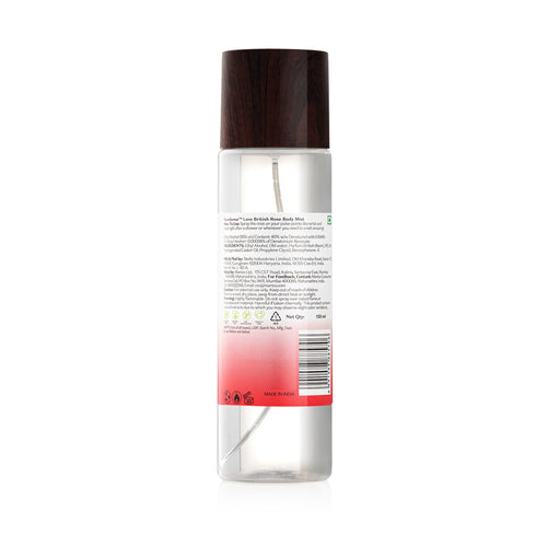 PureSense Love British Rose Body Mist | From the makers of Parachute Advansed