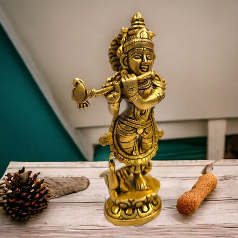 Tamas Brass Lord Radha Krishna Statue/Idol