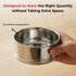 Vinod Stainless Steel Deluxe Hot Tiffin with 5 Compartments Insulated Rust Free Leak Proof Strong and Tough Dishwasher Safe