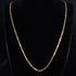 22 Carat Gold Plain Chain With Small Rectangle Links 8.43g by Mahita Collections