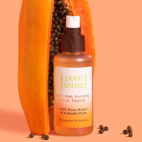 PureSense Natural Papaya Face Toner | From the makers of Parachute Advansed