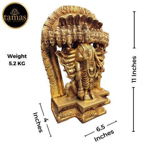 Tamas Brass Vishanu Bhagwan Statue