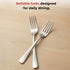 Vinod Aero Stainless Steel Dinner Fork Set of 12 Piece Heavy Gauge Steel Mirror Finish Rust Free Tough Strong and Durable