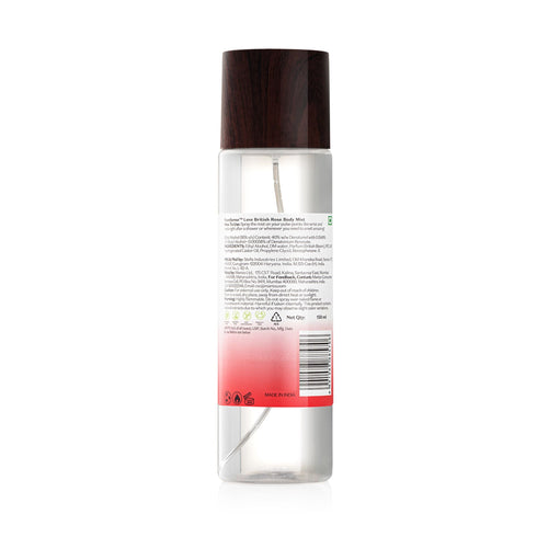 PureSense Love British Rose Body Mist | From the makers of Parachute Advansed