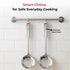 Vinod Stainless Steel Queens Skimmer Slotted Spoon Set of 2 38.5 cm Highest Grade Stainless Steel Rust Free Dishwasher Safe No 2