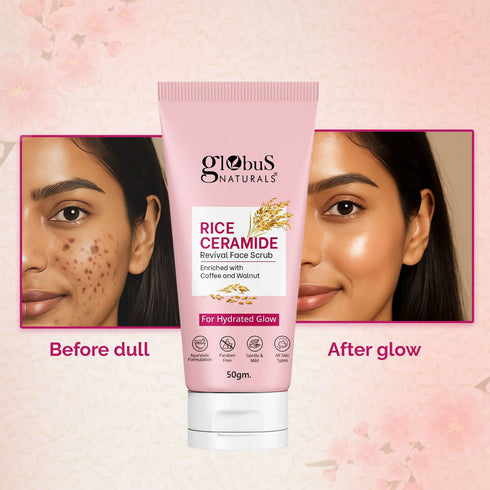 Globus Naturals Rice Ceramide Revival Scrub