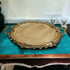 Tamas Brass Handicrafts Ornate Tray with Handles