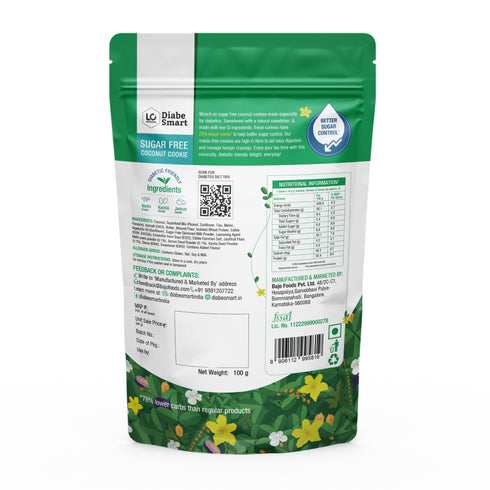 DiabeSmart Sugar Free Coconut Cookies