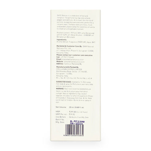 Bella Vita DATE Woman Perfume