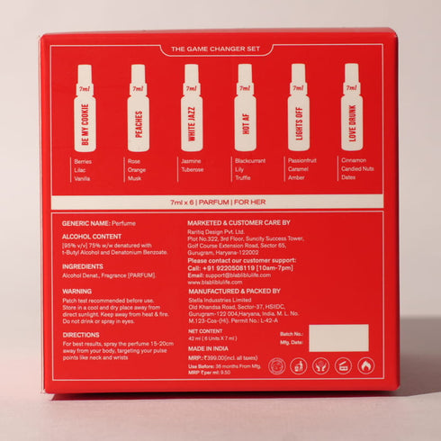 Bla Bli Blu Pack For Her 7ml X 6 Parfums