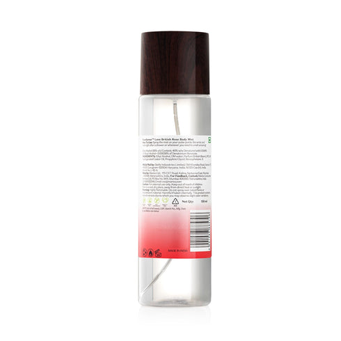 PureSense Love British Rose Body Mist | From the makers of Parachute Advansed