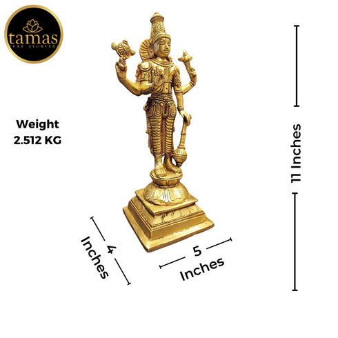 Tamas Brass Vishnu Ji Statue
