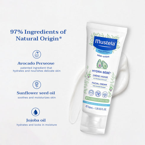 Mustela Hydra Bebe Facial Cream for Normal Skin | 40ml
