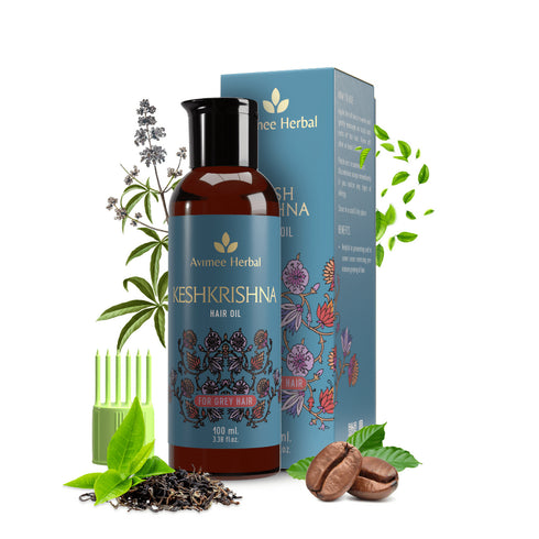Avimee Herbal Keshkrishna Hair Oil For Grey Hair