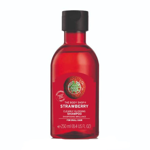 The body shop strawberry clearly glossing shampoo