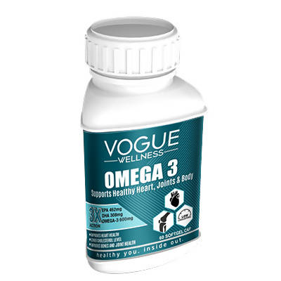 Vogue Wellness Omega 3 Softgel Capsules