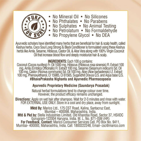 Coco Soul Long, Strong & Black Conditioner