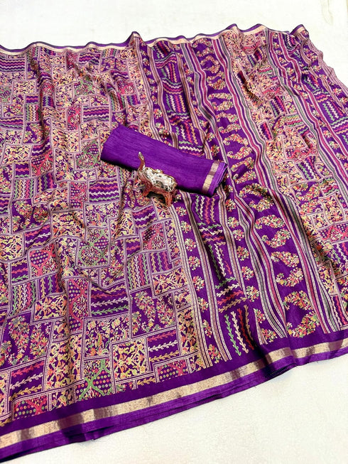 Vasthrlay Kalamkari Darkblue