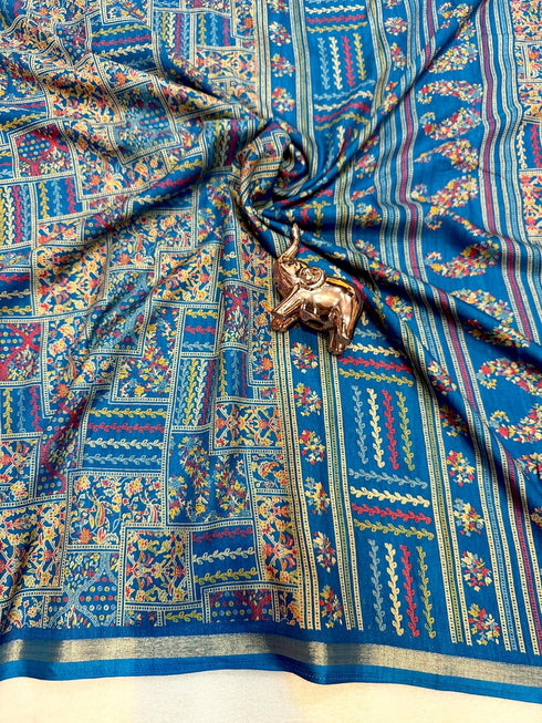 Vasthrlay Silk Saree Kalamkari