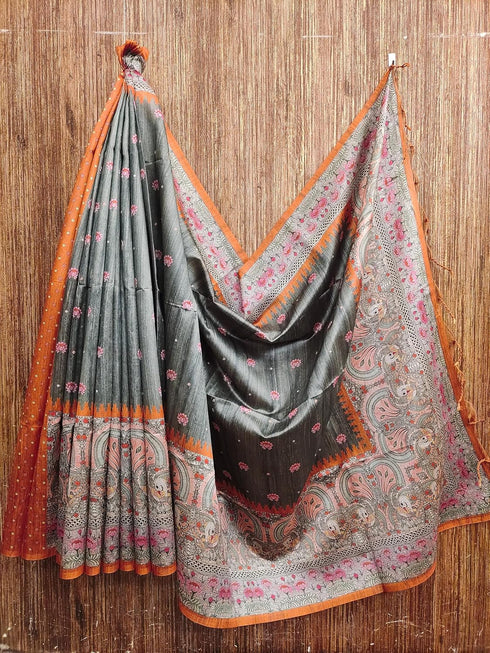 Vasthrlay Saree Traditional Kalamkari Printed Designer