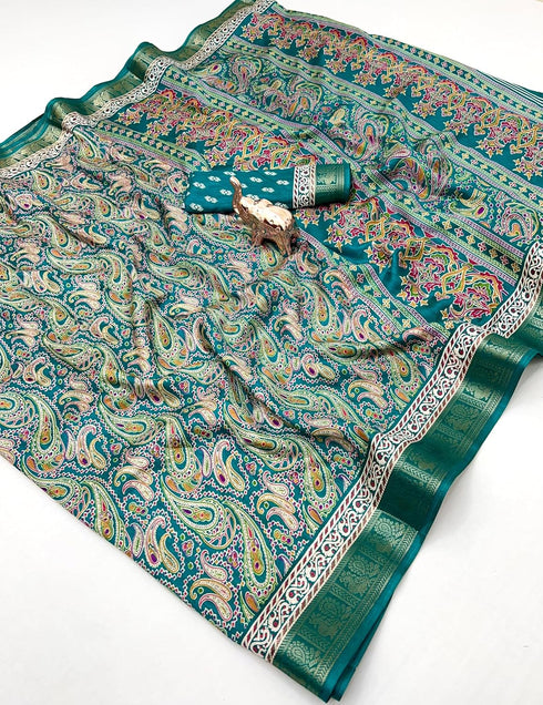 Vasthrlay Kalamkari Saree Print