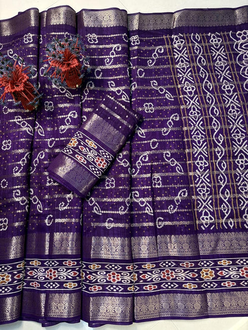 Vasthrlay Tussar Silk Saree