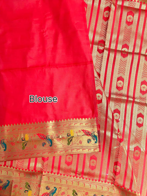 Vasthrlay Kanjivaram Paithani Weaving