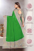 Vasthrlay Fashion Chiffon Dusty Turquoise Ethnic Wear