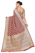 Vasthrlay Banarasi Bridal Maroon Ethnic Wear