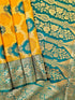 Vasthrlay Banarasi Weaving Contrast