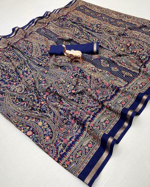 Vasthrlay Tussar Saree Floral