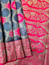 Vasthrlay Banarasi Weaving Contrast