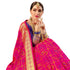 Vasthrlay Pink Banarasi Saree