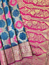 Vasthrlay Banarasi Weaving Contrast
