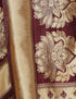 VasthrlayMaroon Banarasi Designing Pari Saree