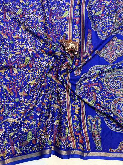 Vasthrlay Tussar Print Saree