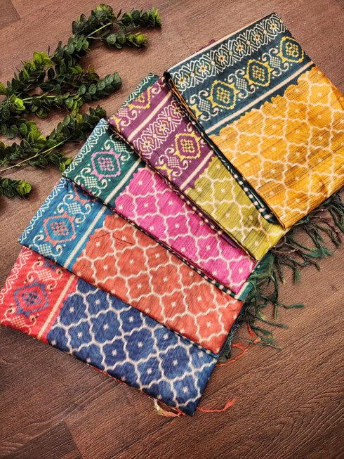 Vasthrlay Silk Saree Bandhani