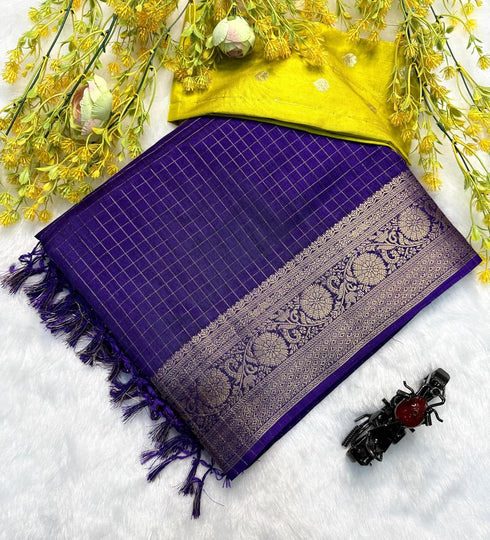Vasthrlay Printed Contrast Darkviolet