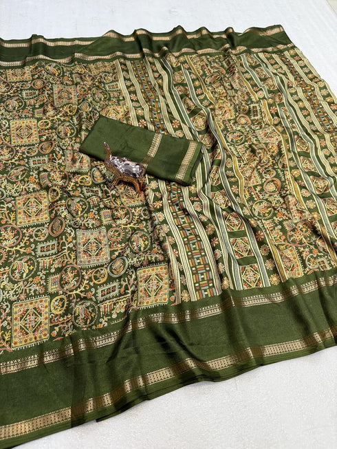 Vasthrlay Printed Beautiful Kalamkari