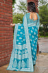 Vasthrlay Banarasi Purple Ethnic Wear