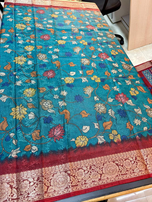 Vasthrlay Soft Saree Floral Digital Extraodinary