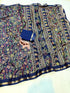 Vasthrlay Printed Beautiful Royalblue