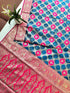 Vasthrlay Banarasi Weaving Contrast