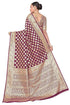 Vasthrlay Banarasi Bridal Maroon Ethnic Wear
