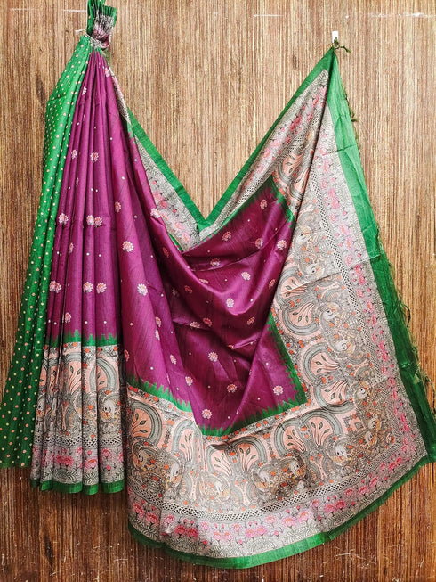 Vasthrlay Saree Traditional Kalamkari Printed Designer